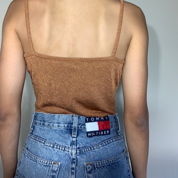 Orange Topshop sparkly tank - Picture 2 of 2
